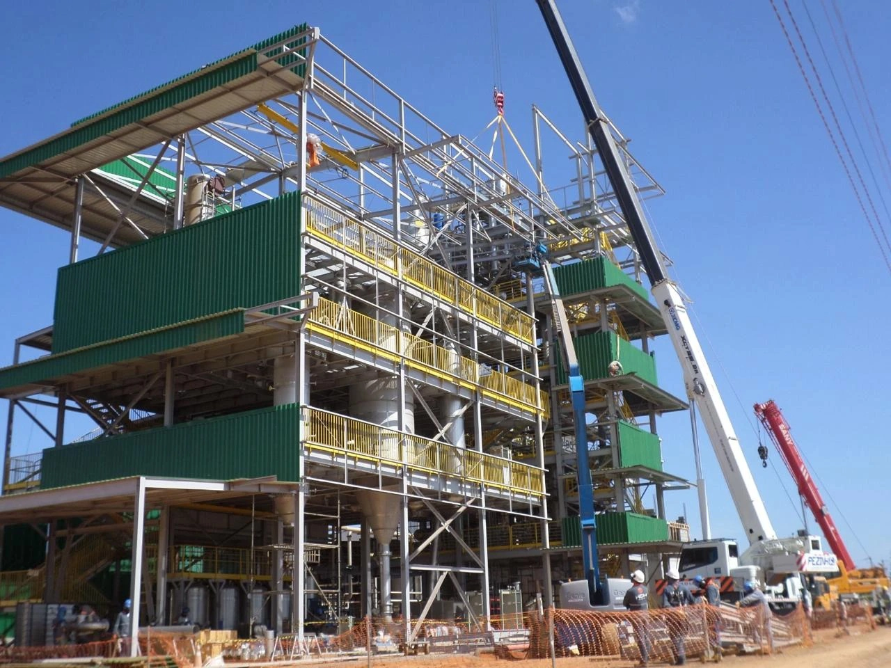 Prédio de Processos e Plataforma de Branqueamento